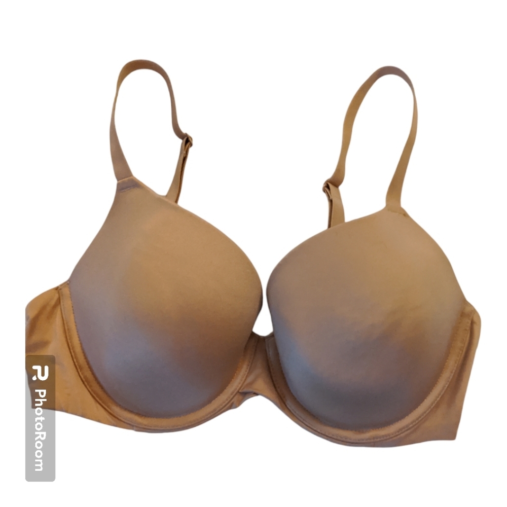 Auden the Icon Beige Underwire Full Coverage Bra Women's 34D EUC